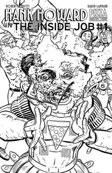 HANK HOWARD PIZZA DETECTIVE THE INSIDE JOB #1 (ONE SHOT) CVR B DAVID LAPHAM CRONENBERG HOMAGE VAR