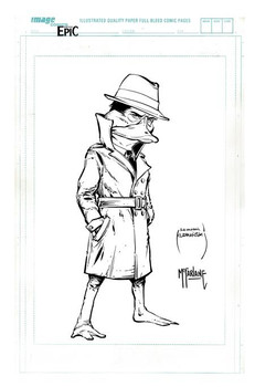 SOMETHING EPIC #13 CVR B SZYMON KUDRANSKI & TODD MCFARLANE RAW ART VAR