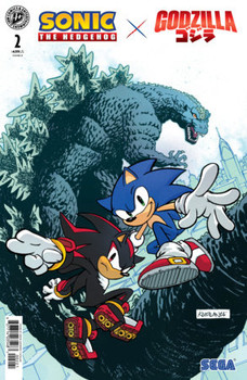 SONIC THE HEDGEHOG X GODZILLA #2 CVR B CATALAN