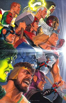 JLA/AVENGERS #3 FACSIMILE EDITION ALEX ROSS 2-PART CONNECTING VAR A