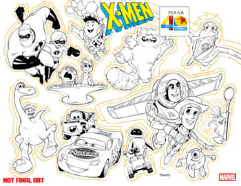 X-MEN #37 ROGE ANTONIO PIXAR 40TH VAR