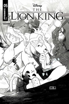 LION KING #5 CVR I EDWIN GALMON LINE ART VAR