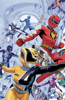 POWER RANGERS UNLIMITED #3 CVR C EVERY RANGER EVER CARD STOCK CONNECTING ZONNO