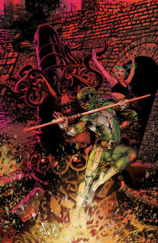 POWER RANGERS GREEN #2 CVR D FOIL HARRIS
