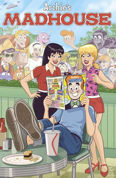ARCHIES MADHOUSE #1 FACSIMILE EDITION CVR B MATT TALBOT MAD MAGAZINE VAR