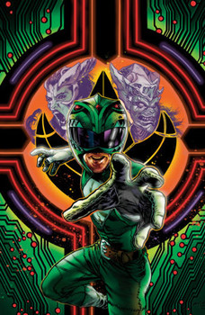 POWER RANGERS GREEN #3 CVR D FOIL HARRIS