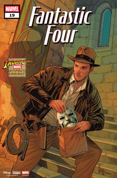 FANTASTIC FOUR #19 MARCO CHECCHETTO INDIANA JONES MARVEL ARTIFACT VAR