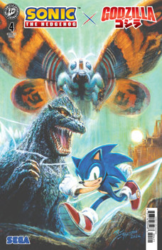 SONIC THE HEDGEHOG X GODZILLA #4 CVR B EGGLETON
