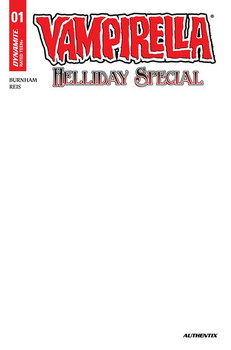 VAMPIRELLA HELLIDAY SPECIAL 2026 #1 (ONE SHOT) CVR D BLANK AUTHENTIX VAR