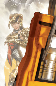MIGHTY MORPHIN POWER RANGERS (2026) #7 CVR C MEGAZORD CARD STOCK CONNECTING FULL ART MERCADO