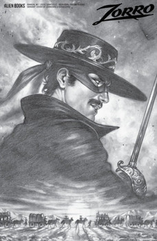 ZORRO ANNUAL #1 CVR D BONACORSI B&W