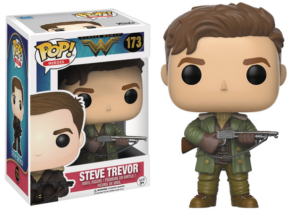 POP WONDER WOMAN MOVIE STEVE TREVOR VINYL FIG