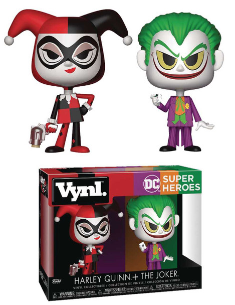 VYNL DC HARLEY QUINN & JOKER VINYL FIGURE 2PK