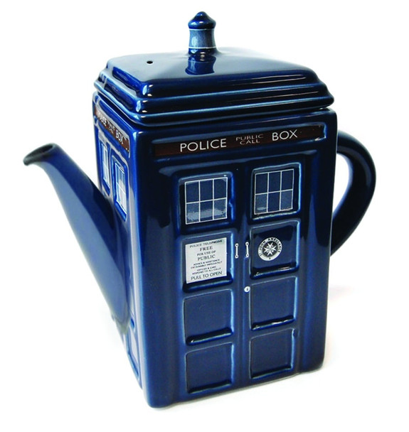 DOCTOR WHO TARDIS 3D CERAMIC TEAPOT