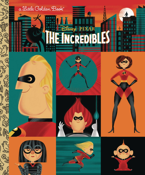 DISNEY PIXAR INCREDIBLES LITTLE GOLDEN BOOK DISNEY PIXAR INCREDIBLES LITTLE GOLDEN BOOK