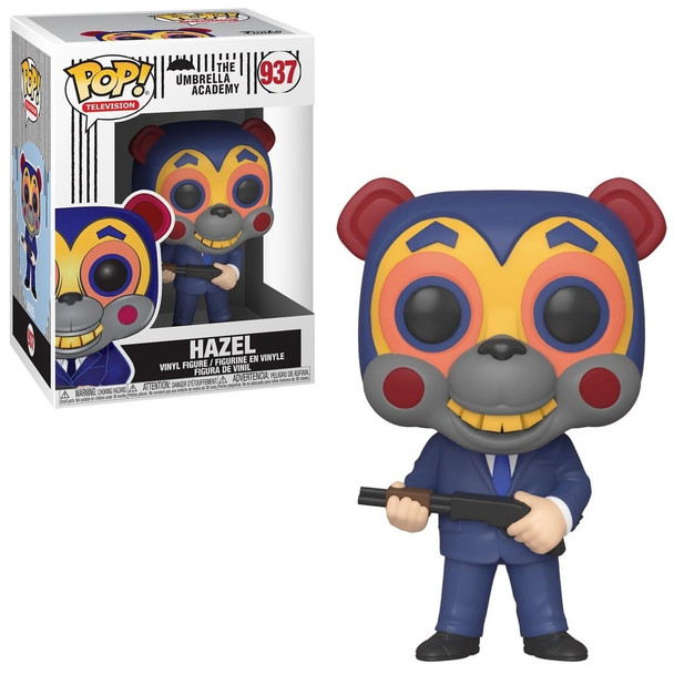 POP TV UMBRELLA ACADEMY HAZEL W/ MASK VINYL FIG