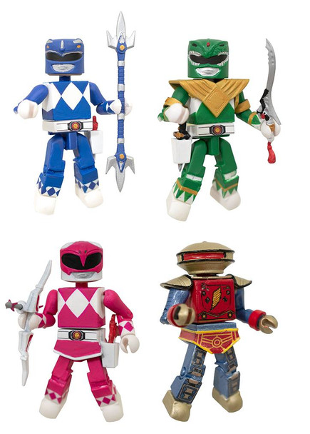 MIGHTY MORPHIN POWER RANGERS MINIMATES SERIES 1 BOX SET