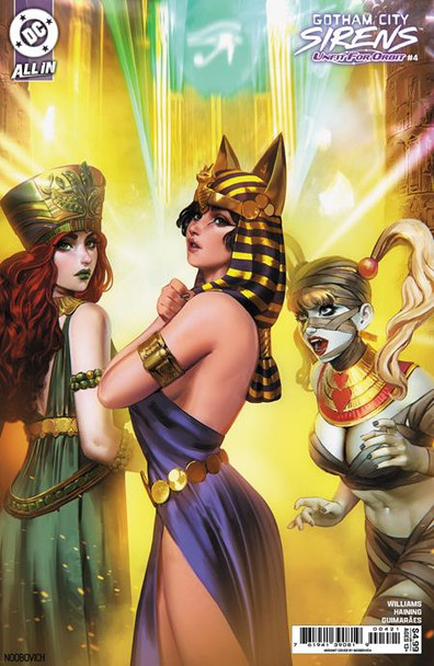 GOTHAM CITY SIRENS UNFIT FOR ORBIT #4 (OF 5) CVR B NOOBOVICH CARD STOCK VAR