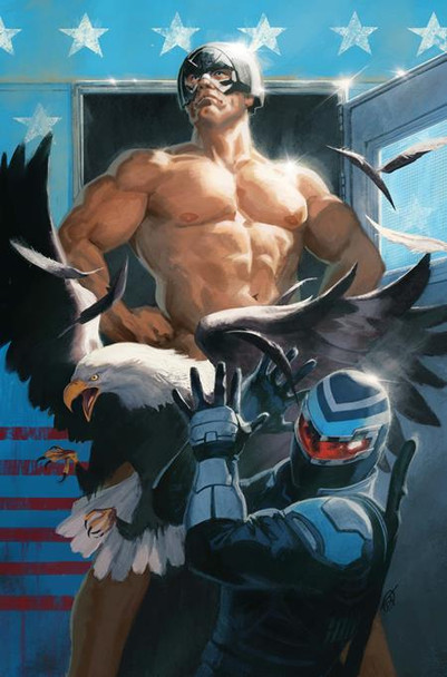 PEACEMAKER PRESENTS THE VIGILANTE EAGLY DOUBLE FEATURE #5 (OF 5) CVR B DAVID TALASKI CARD STOCK VAR