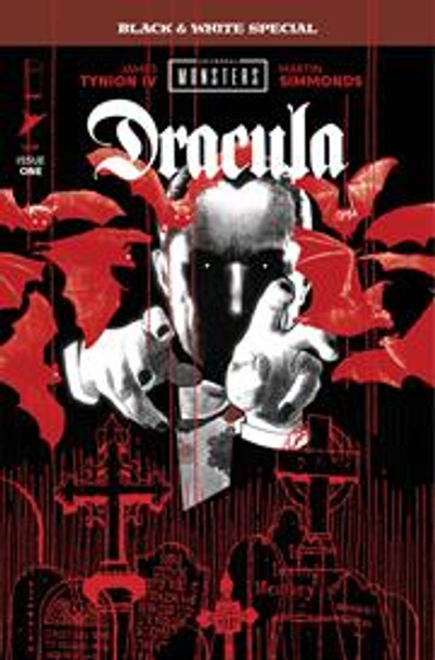 UNIVERSAL MONSTERS DRACULA BLACK & WHITE SPECIAL #1 (OF 2) CVR B MARK CHIARELLO VAR