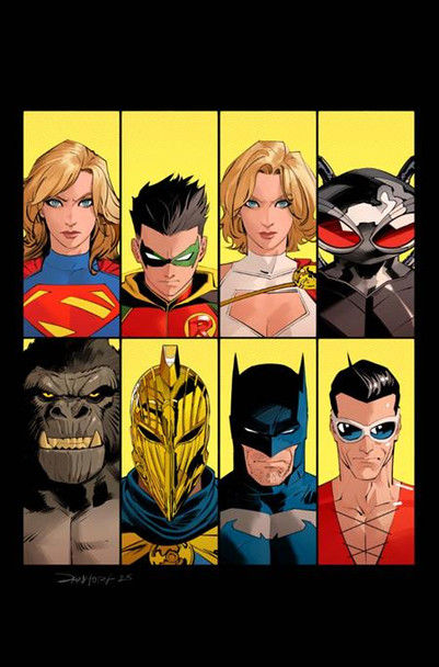 DC K.O. #1 (OF 4) CVR H DAN MORA BRACKET CARD STOCK VAR