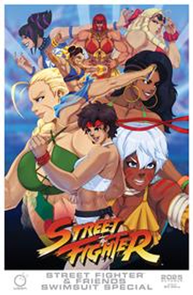 2025 STREET FIGHTER & FRIENDS SWIMSUIT SPECIAL #1 (ONE SHOT) CVR C TOVIO ROGERS VAR