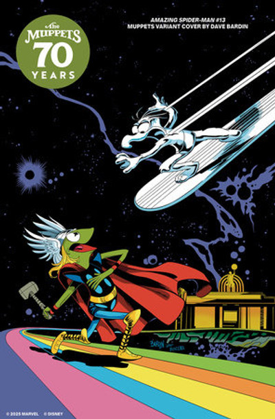 AMAZING SPIDER-MAN #13 DAVE BARDIN MUPPETS VAR