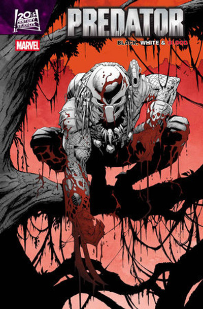 PREDATOR BLACK WHITE & BLOOD #4