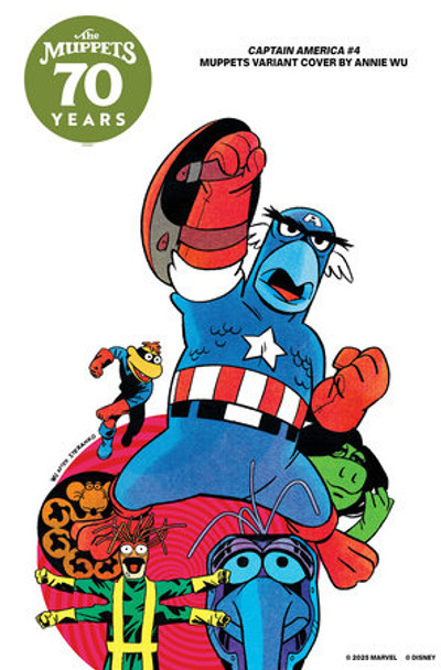CAPTAIN AMERICA #4 ANNIE WU MUPPETS VAR