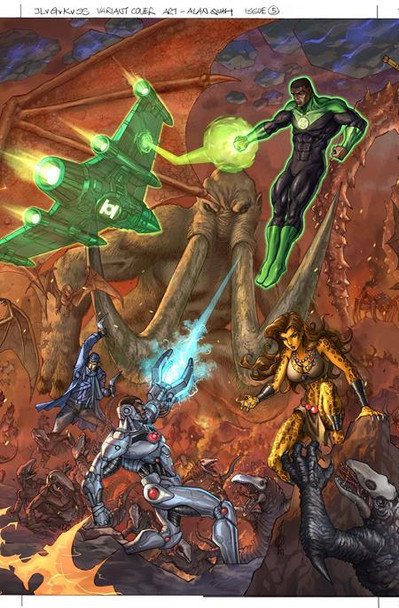 JUSTICE LEAGUE VS GODZILLA VS KONG 2 #5 (OF 7) CVR B ALAN QUAH CARD STOCK VAR JUSTICE LEAGUE VS GODZILLA VS KONG 2 #5 (OF 7) CVR B ALAN QUAH CARD STOCK VAR