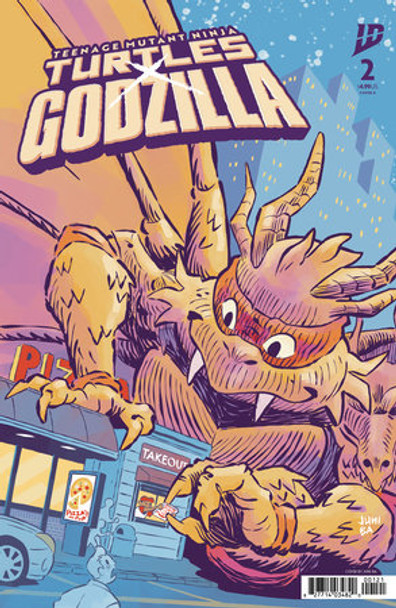 TEENAGE MUTANT NINJA TURTLES X GODZILLA #2 CVR B BA