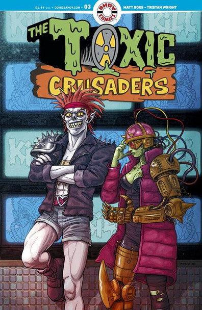 TOXIC CRUSADERS #3 (OF 5) CVR A TRISTAN WRIGHT TOXIC CRUSADERS #3 (OF 5) CVR A TRISTAN WRIGHT