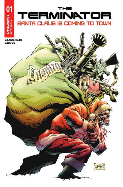 TERMINATOR SANTA CLAUS IS COMING TO TOWN #1 (ONE SHOT) CVR A WILL ROBSON TERMINATOR SANTA CLAUS IS COMING TO TOWN #1 (ONE SHOT) CVR A WILL ROBSON