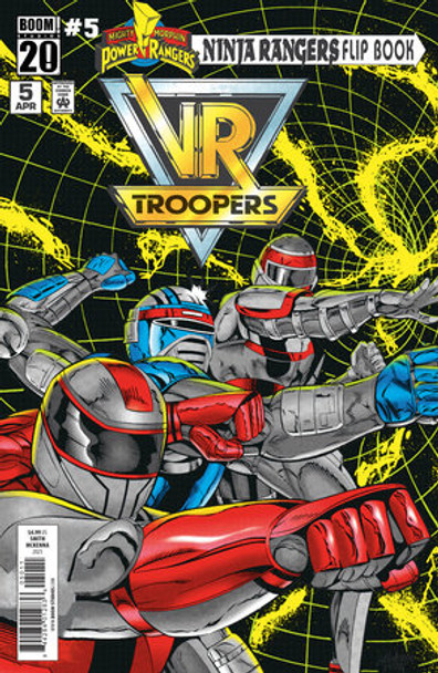 VR TROOPERS/POWER RANGERS FLIPBOOK FACSIMILE EDITION #5 CVR A SMITH & MCKENNA