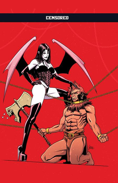 BARBARIC THE LONG DEATH #3 (OF 3) CVR E CORIN HOWELL LILITH CROSSOVER BLACK BAG VAR 