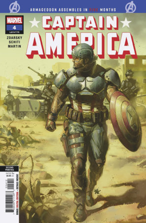 CAPTAIN AMERICA #4 BEN HARVEY 2ND PRINTING VAR