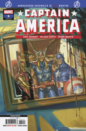 CAPTAIN AMERICA #5 BEN HARVEY 2ND PRINTING VAR