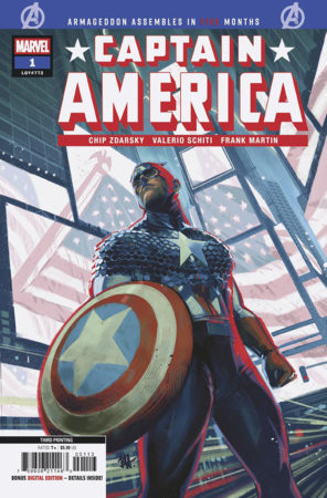 CAPTAIN AMERICA #1 BEN HARVEY 3RD PRINTING VAR