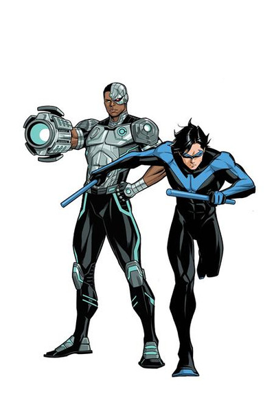 NEW TITANS #33 CVR F SAMI BASRI CORNER BOX SPOT FOIL VAR