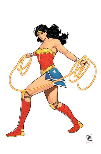 WONDER WOMAN #31 CVR G DANIEL SAMPERE CORNER BOX SPOT FOIL VAR