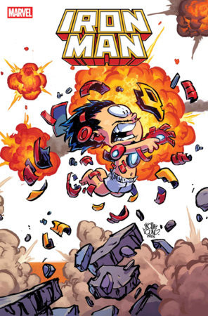 IRON MAN #4 SKOTTIE YOUNG 4-PART CONNECTING VAR
