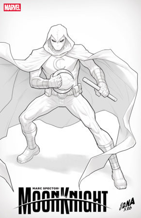 MARC SPECTOR MOON KNIGHT #3 DAVID NAKAYAMA COLOR BLOCK WHITE VAR