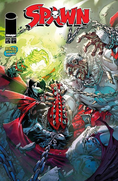 SPAWN #373 CVR C BRETT BOOTH INVINCIBLE TEAM UP VAR