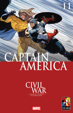 CAPTAIN AMERICA #11 LEINIL YU CIVIL WAR CELEBRATION VAR