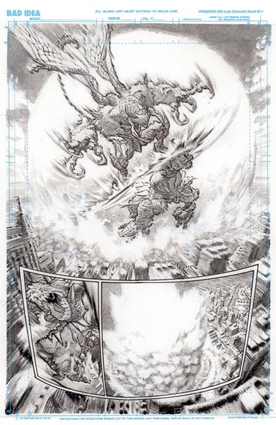 OLYMPUS SAGA MEGALITH #1 (OF 4) CVR G LEWIS LAROSA ORIGINAL ART EDITION 4 VAR