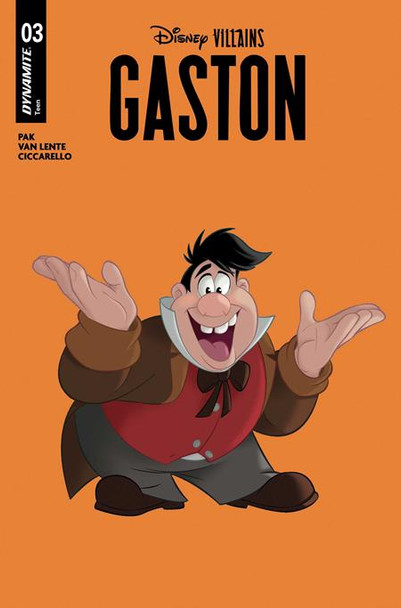 DISNEY VILLAINS GASTON #3 CVR B ANIMATION ART VAR