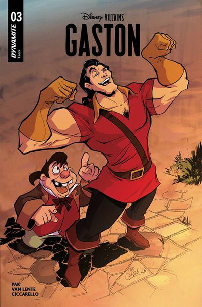 DISNEY VILLAINS GASTON #3 CVR D DAVID COUSENS VAR