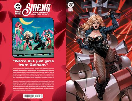SIRENS LOVE HURTS #1 (OF 4) Second Printing Cvr B Derrick Chew Foil Var