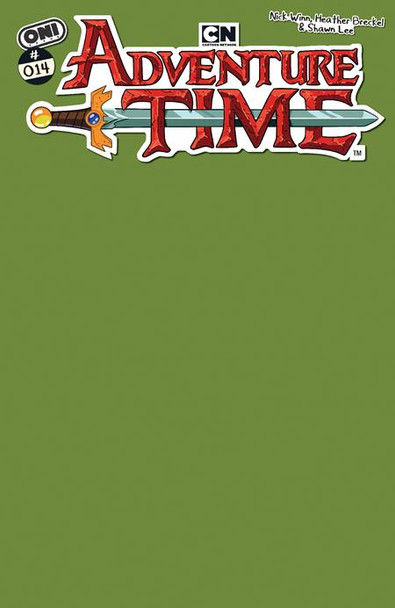 ADVENTURE TIME (2025) #14 CVR C BETTY GROF GREEN BLANK SKETCH