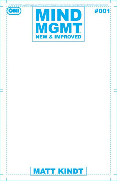MIND MGMT NEW & IMPROVED #1 CVR D BLANK SKETCH